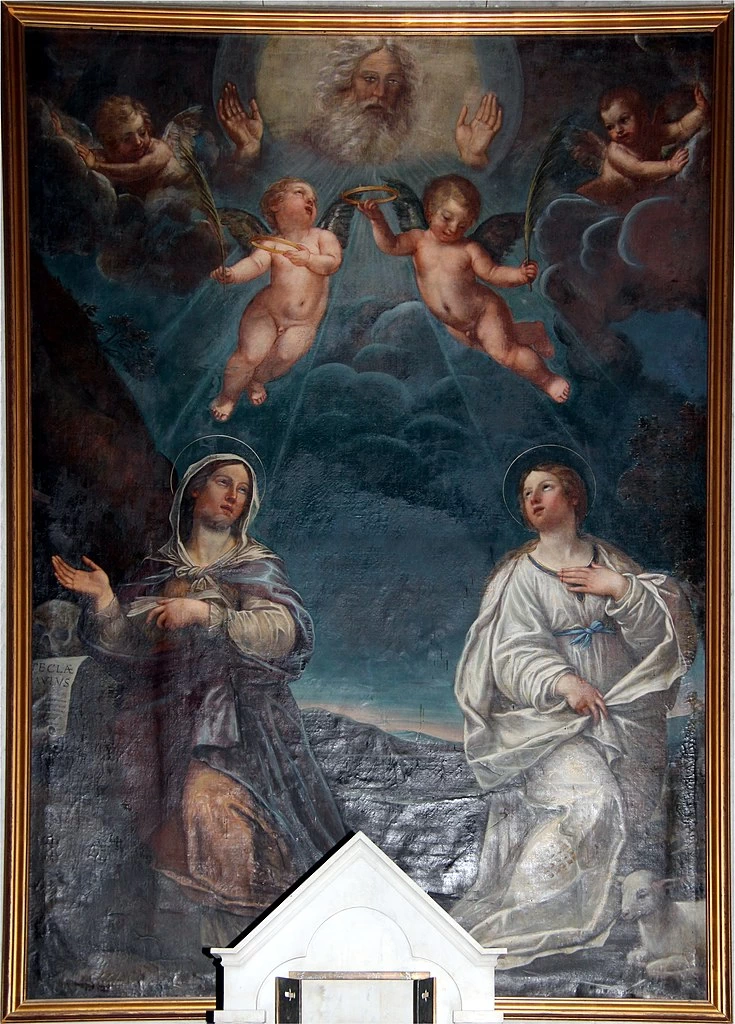 Tecla e Santa Agnese - Concattedrale di San Leopardo, Osimo, Ancona, attribuito